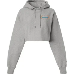 Champion Reverse Weave Cropped Hoodie - Ladies' - Embroidered