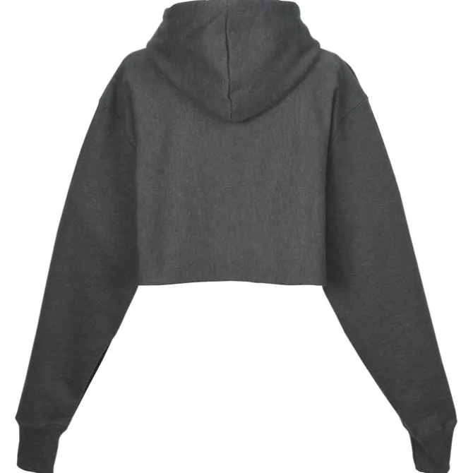 Champion Reverse Weave Cropped Hoodie - Ladies' - Screen