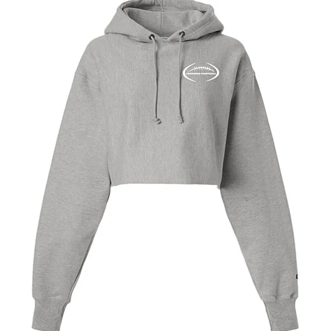 Champion Reverse Weave Cropped Hoodie - Ladies' - Screen