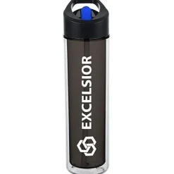 Chiller Insulated Bottle with Two-Tone Flip Straw Lid - 16 oz