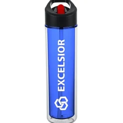 Chiller Insulated Bottle with Two-Tone Flip Straw Lid - 16 oz