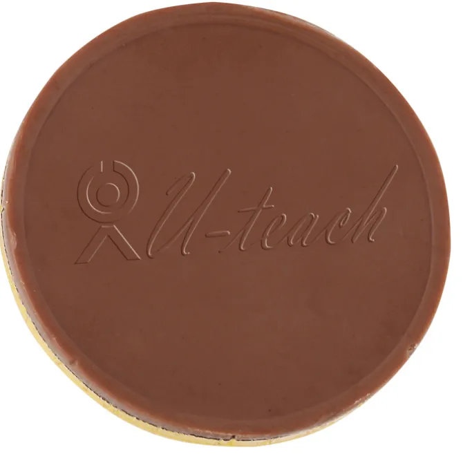 Chocolate Coin - .25 oz - 24 hr