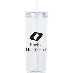 Chroma Acrylic Tumbler with Straw - 16 oz