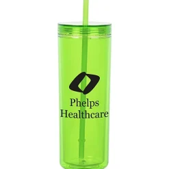 Chroma Acrylic Tumbler with Straw - 16 oz