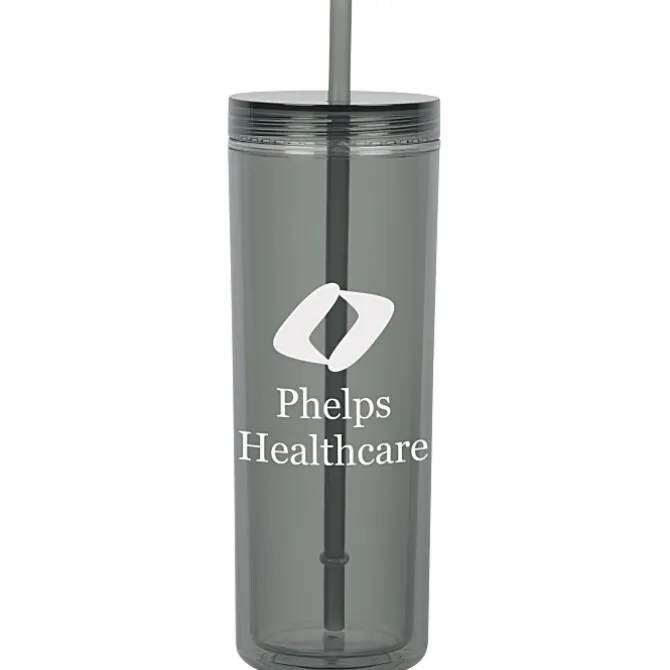 Chroma Acrylic Tumbler with Straw - 16 oz