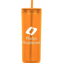 Chroma Acrylic Tumbler with Straw - 16 oz