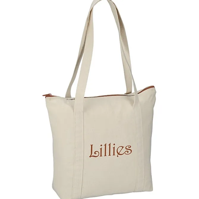 Chroma Zip 10-ounce Cotton Tote - 13 inches x 15 inches