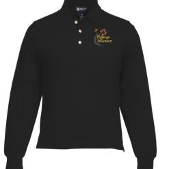 Classic Combed Cotton Pique Long Sleeve Polo