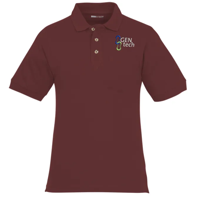 Classic Combed Cotton Pique Polo with Pocket