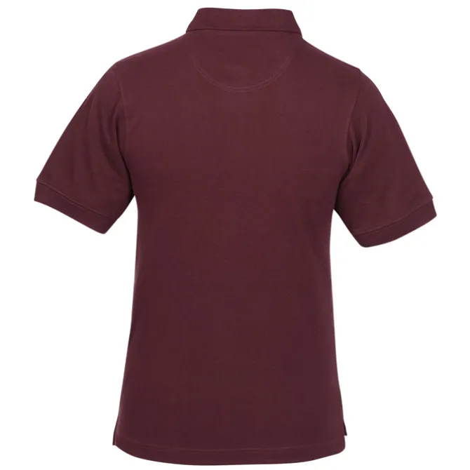 Classic Combed Cotton Pique Polo with Pocket