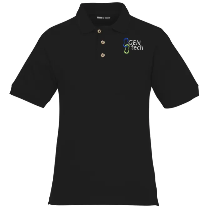 Classic Combed Cotton Pique Polo with Pocket