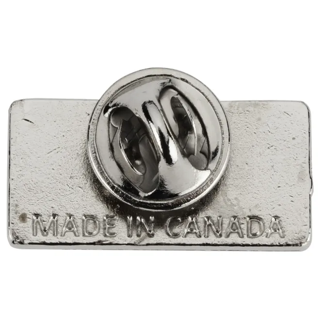 Classic Die Cast Lapel Pin - Rectangle