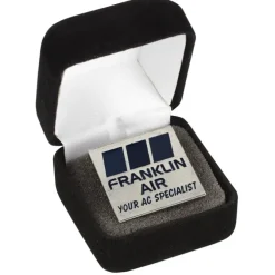 Classic Die Cast Lapel Pin - Square - Gift Box