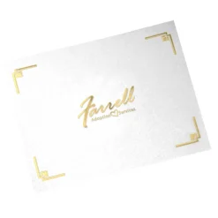 Classic Paper Certificate Folder