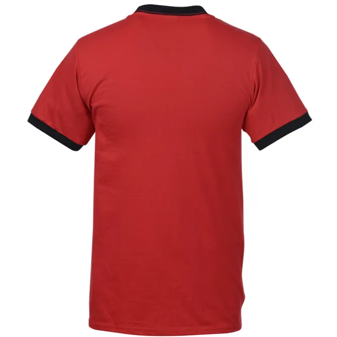 Classic Ringer T-Shirt - Colors - Embroidered