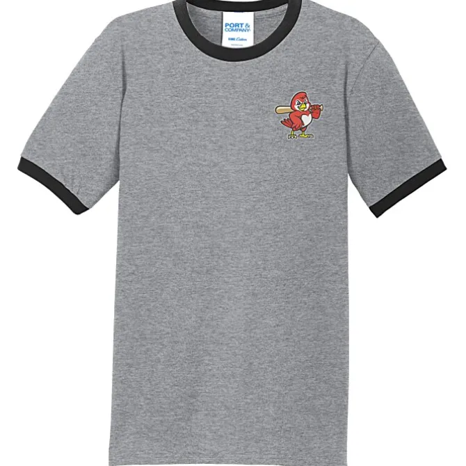 Classic Ringer T-Shirt - Colors - Embroidered