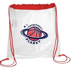 Clear Game Drawstring Sportpack - Full Color
