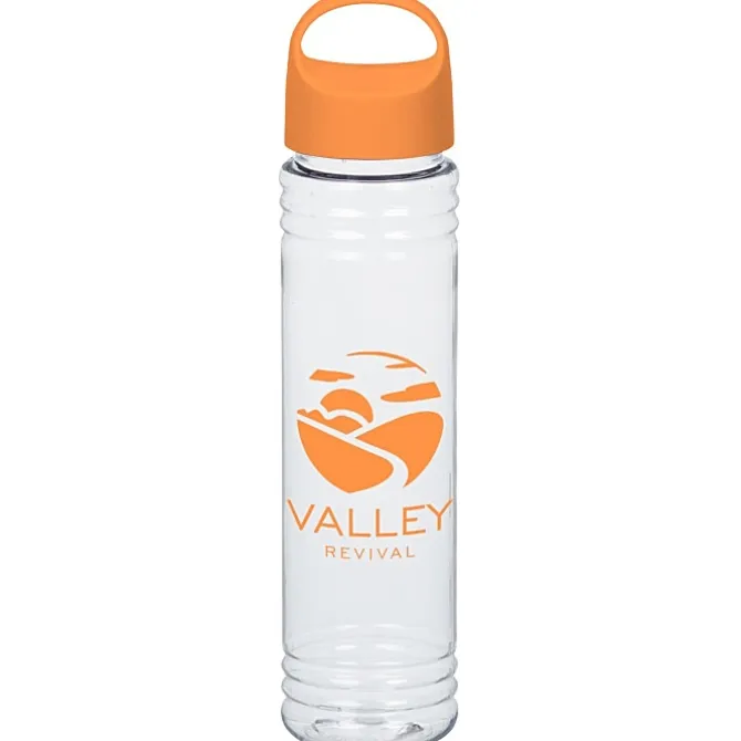 Clear Impact Adventure Bottle with Oval Crest Lid - 32 oz