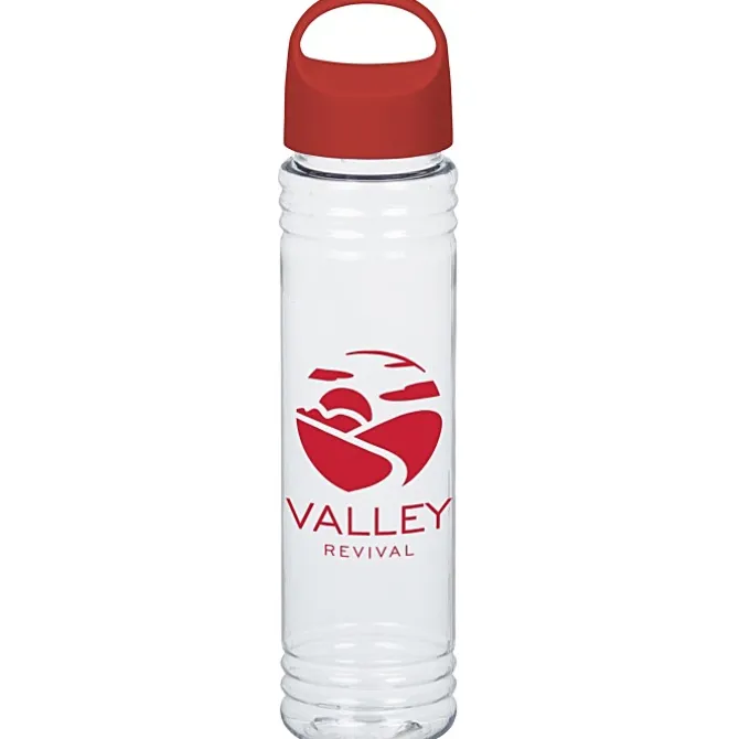 Clear Impact Adventure Bottle with Oval Crest Lid - 32 oz