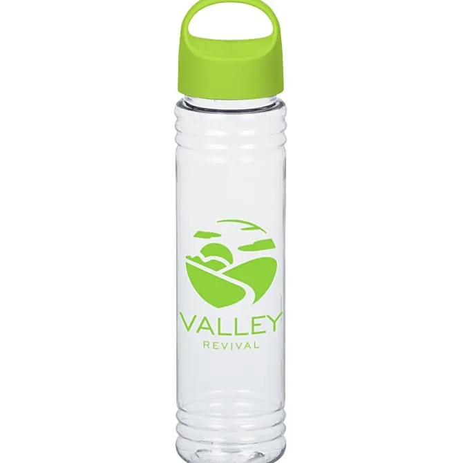 Clear Impact Adventure Bottle with Oval Crest Lid - 32 oz