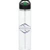 Clear Impact Adventure Bottle with Two-Tone Flip Straw Lid - 32 oz
