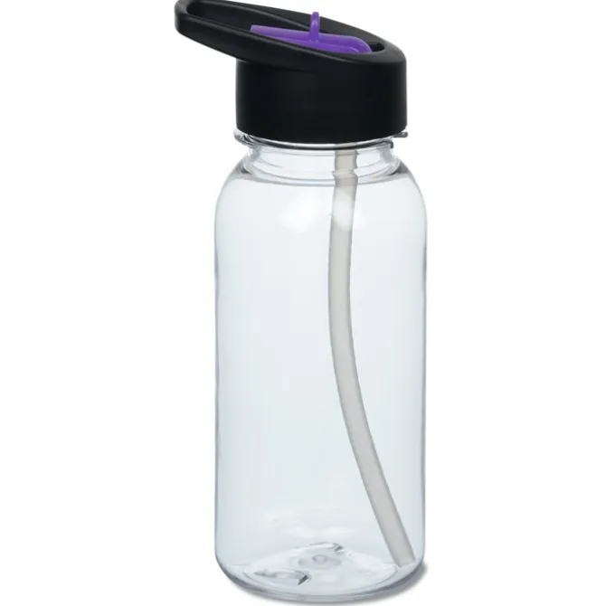Clear Impact Cadet Bottle with Two-Tone Flip Straw Lid - 18 oz
