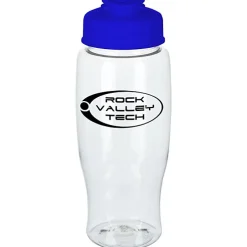 Clear Impact Comfort Grip Bottle with Flip Lid - 27 oz.