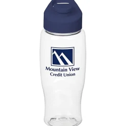 Clear Impact Comfort Grip Bottle with Flip Carry Lid - 27 oz.