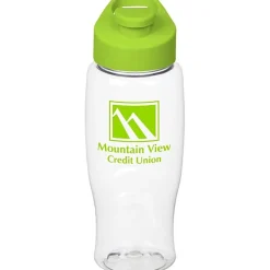 Clear Impact Comfort Grip Bottle with Flip Carry Lid - 27 oz.