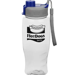 Clear Impact Comfort Grip Bottle with Quick Snap Lid - 27 oz.