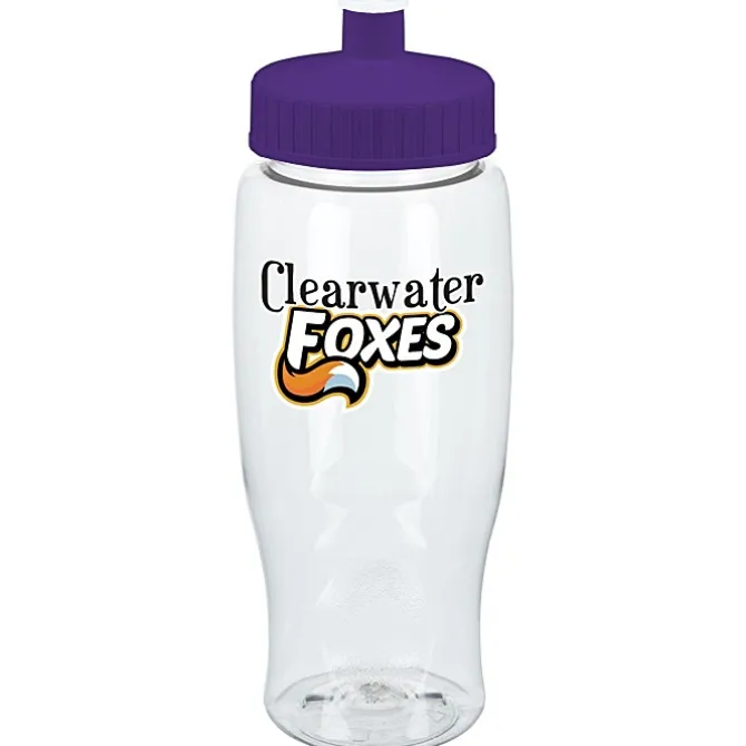 Clear Impact Comfort Grip Bottle - 27 oz. - Full Color
