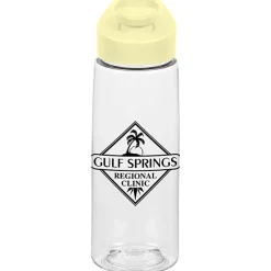 Clear Impact Flair Bottle with Flip Carry Lid - 26 oz