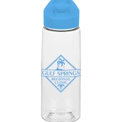 Clear Impact Flair Bottle with Flip Carry Lid - 26 oz
