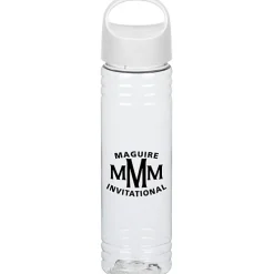 Clear Impact Halcyon Water Bottle with Oval Crest Lid - 24 oz
