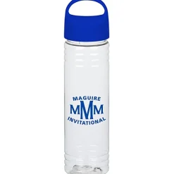 Clear Impact Halcyon Water Bottle with Oval Crest Lid - 24 oz