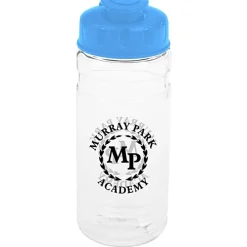 Clear Impact Line Up Bottle with Flip Lid - 20 oz