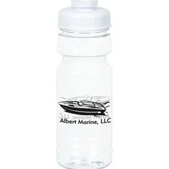 Clear Impact Trainer Bottle with Flip Drink Lid - 24 oz