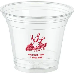 Clear Soft Plastic Cup - 9 oz