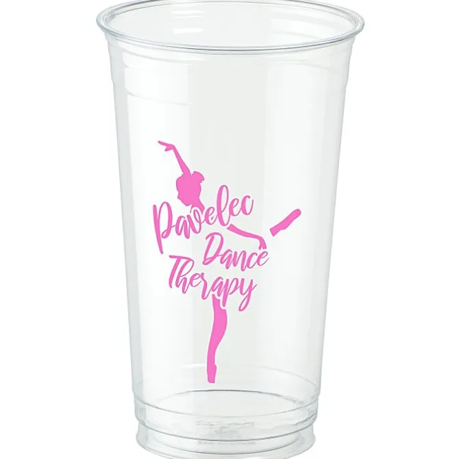 Clear Soft Plastic Cup - 32 oz
