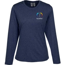 Clique Charge Active LS Tee - Ladies' - Embroidered
