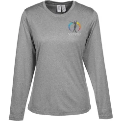 Clique Charge Active LS Tee - Ladies' - Embroidered