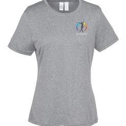 Clique Charge Active Tee - Ladies' - Embroidered