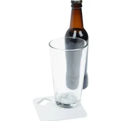 Coaster with Bottle Opener