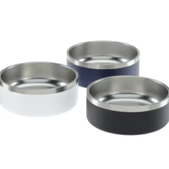 Color Accent Stainless Steel Pet Bowl
