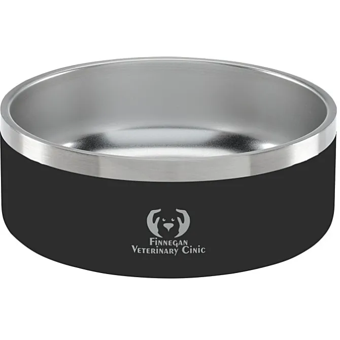 Color Accent Stainless Steel Pet Bowl