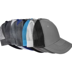 Colorblocked Twill Meshback Cap
