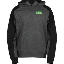 Colorblock Performance Heather Fleece 1/4-Zip Hoodie - Embroidered