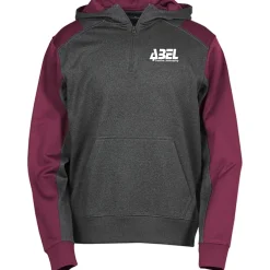 Colorblock Performance Heather Fleece 1/4-Zip Hoodie - Screen