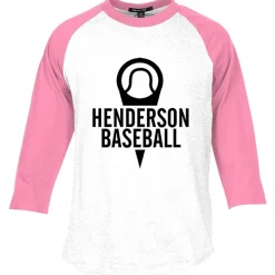 Colorblock 3/4 Sleeve Cotton Baseball T-Shirt