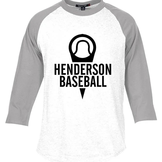 Colorblock 3/4 Sleeve Cotton Baseball T-Shirt